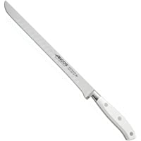 Arcos Serie Riviera Blanc- Cuchillo Jamonero- Hoja de Acero Inoxidable Forjado Nitrum 250 mm- Mango de Polioximetileno…